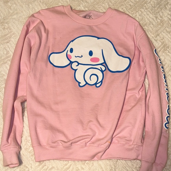 Pink Sweatshirt with Cute Character Design - Picture 1 of 2